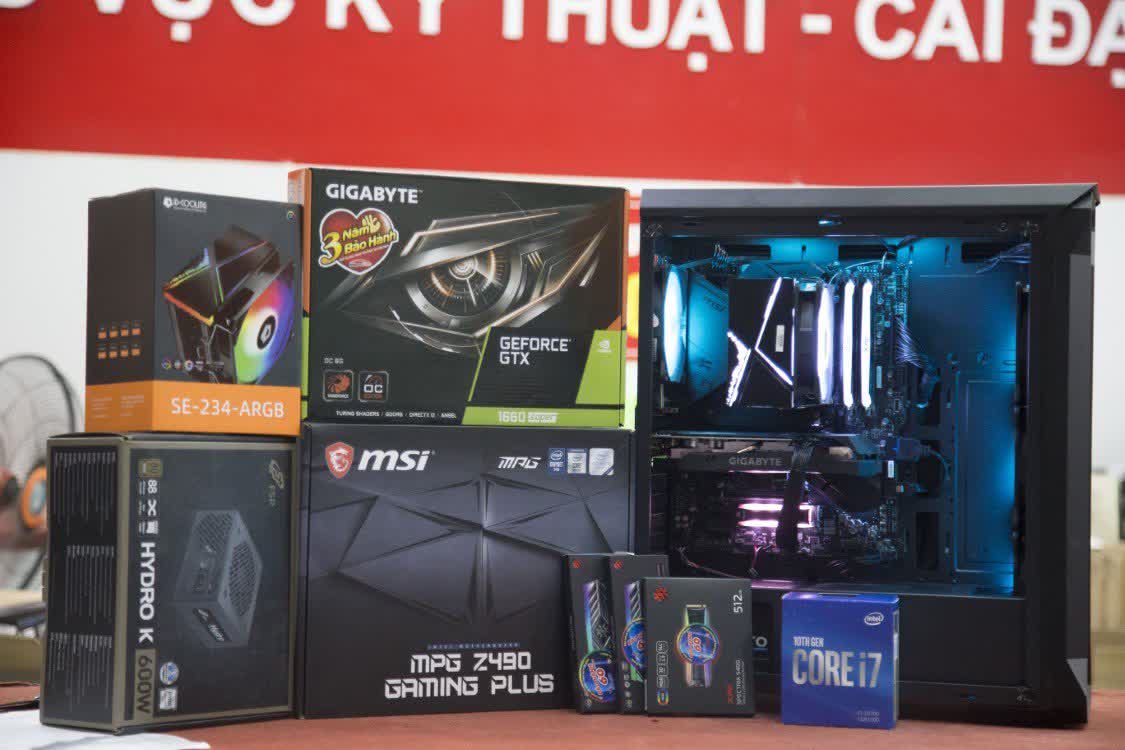 CPU Intel Core i7-10700K (3.8GHz turbo up to 5.1GHz, 8 nhân 16 luồng, 16MB Cache, 125W) - Socket Intel LGA 1200