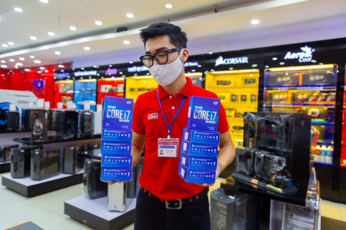 CPU Intel Core i7-10700KF (3.8GHz turbo up to 5.1Ghz, 8 nhân 16 luồng, 16MB Cache, 125W) - Socket Intel LGA 1200