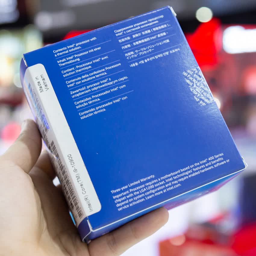 CPU Intel Core i9-10900 (2.8GHz turbo up to 5.2GHz, 10 nhân 20 luồng, 20MB Cache, 65W) - Socket Intel LGA 1200