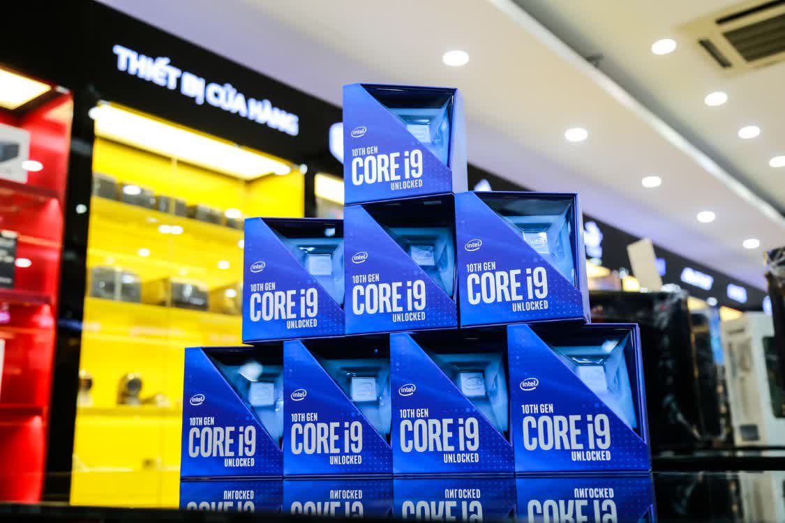 CPU Intel Core i9-10900K (3.7GHz turbo up to 5.3GHz, 10 nhân 20 luồng, 20MB Cache, 125W) - Socket Intel LGA 1200