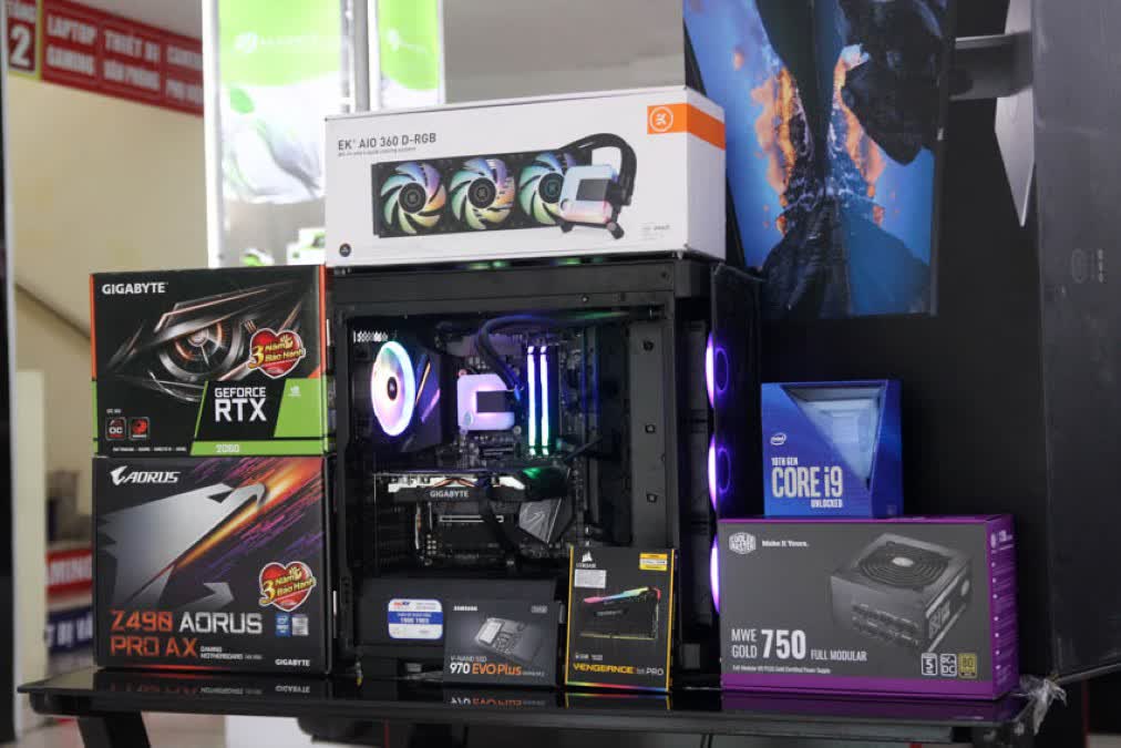 CPU Intel Core i9-10900K (3.7GHz turbo up to 5.3GHz, 10 nhân 20 luồng, 20MB Cache, 125W) - Socket Intel LGA 1200