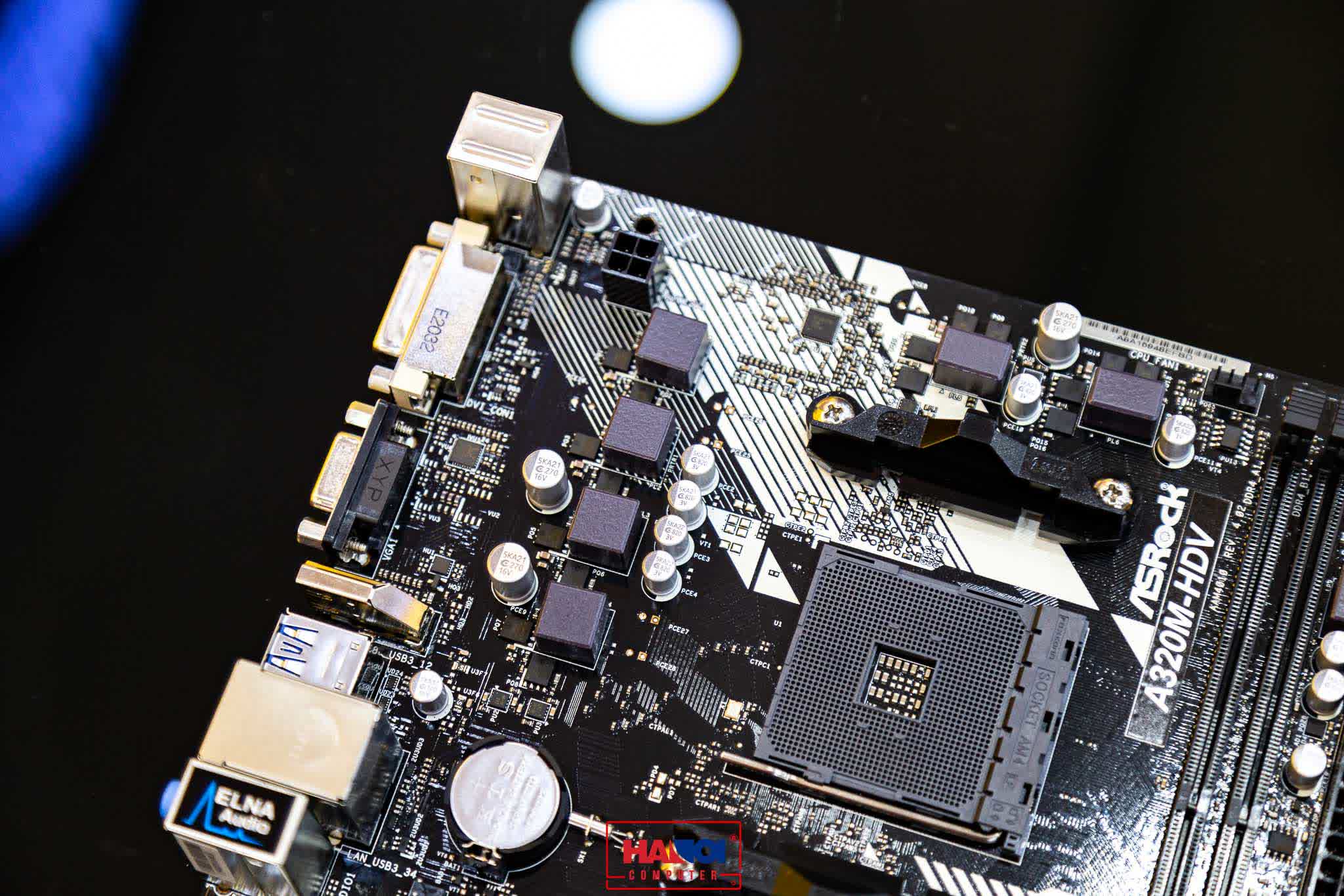 Mainboard ASROCK A320M-HDV R4.0 (AMD A320M, Socket AM4,,m-ATX, 2 khe RAM DDR4)