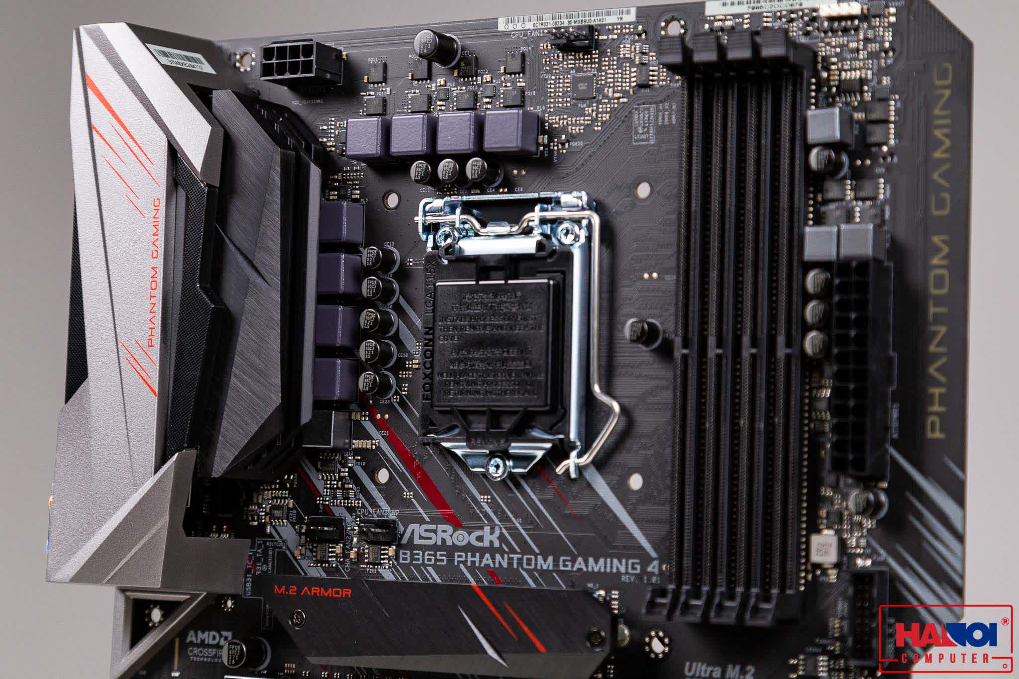 Mainboard ASROCK B365 Phantom Gaming 4 (Intel B365, Socket 1151, ATX, 4 khe RAM DDR4)
