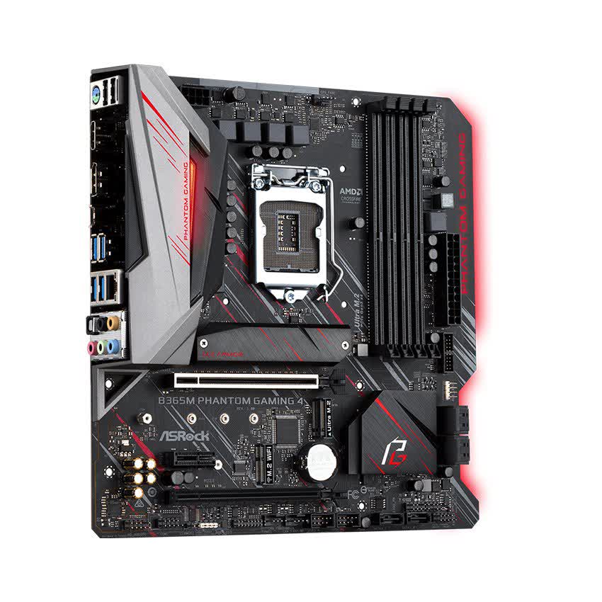 Mainboard ASROCK B365M Phantom Gaming 4 (Intel B365, Socket 1151, m-ATX, 4 khe RAM DDR4)