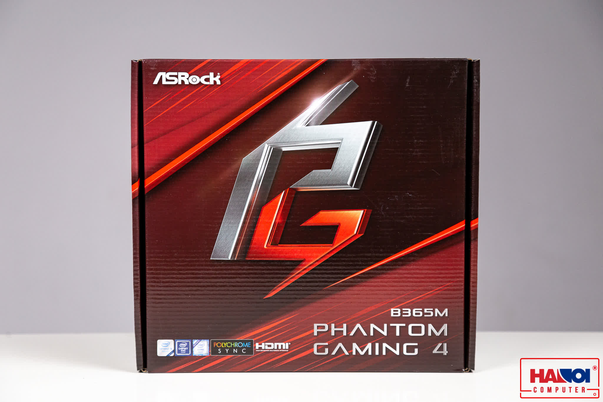 Mainboard ASROCK B365M Phantom Gaming 4 (Intel B365, Socket 1151, m-ATX, 4 khe RAM DDR4)