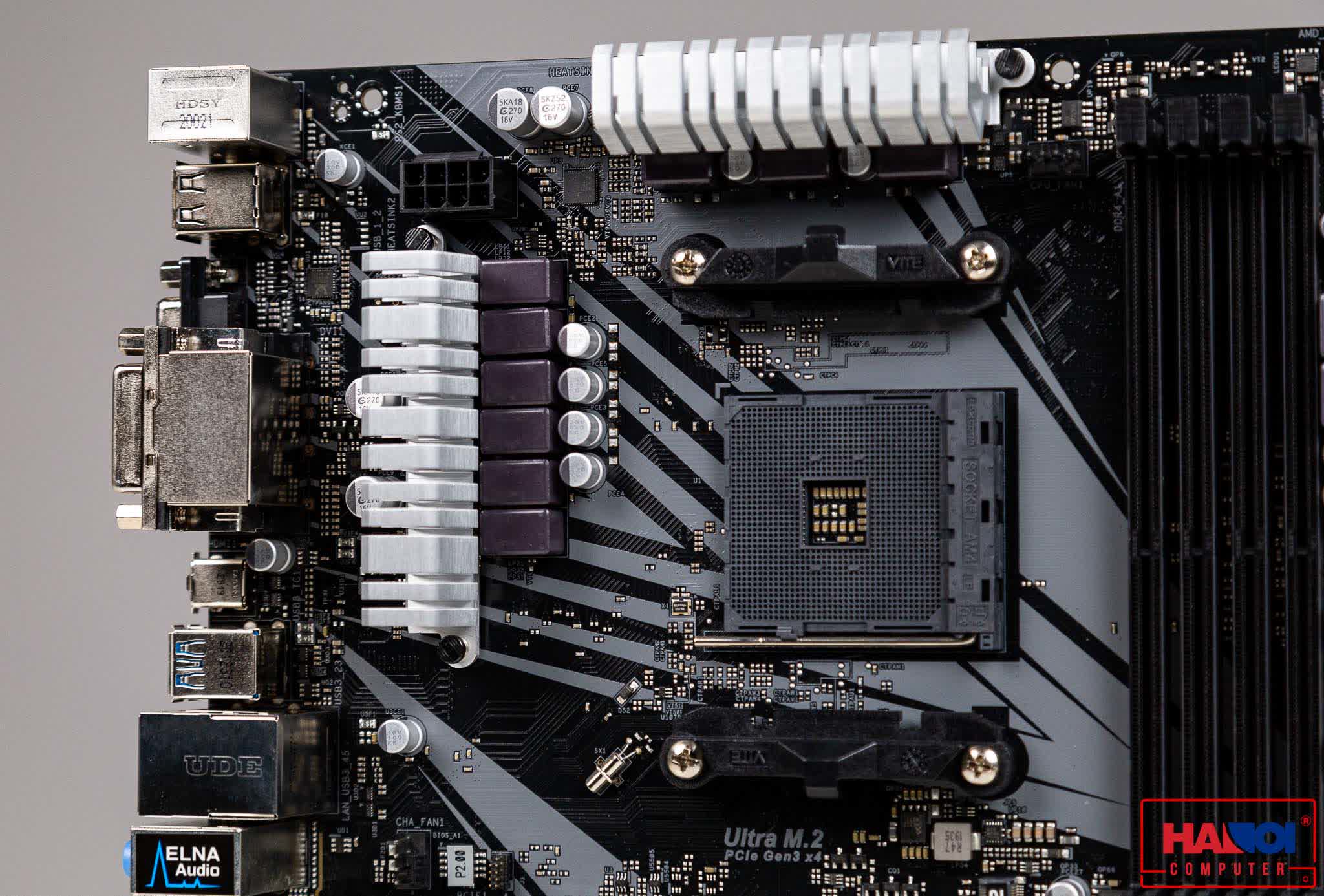 Mainboard ASROCK B450M PRO 4-F (AMD B450M, Socket AM4, m-ATX, 4 khe RAM DDR4)