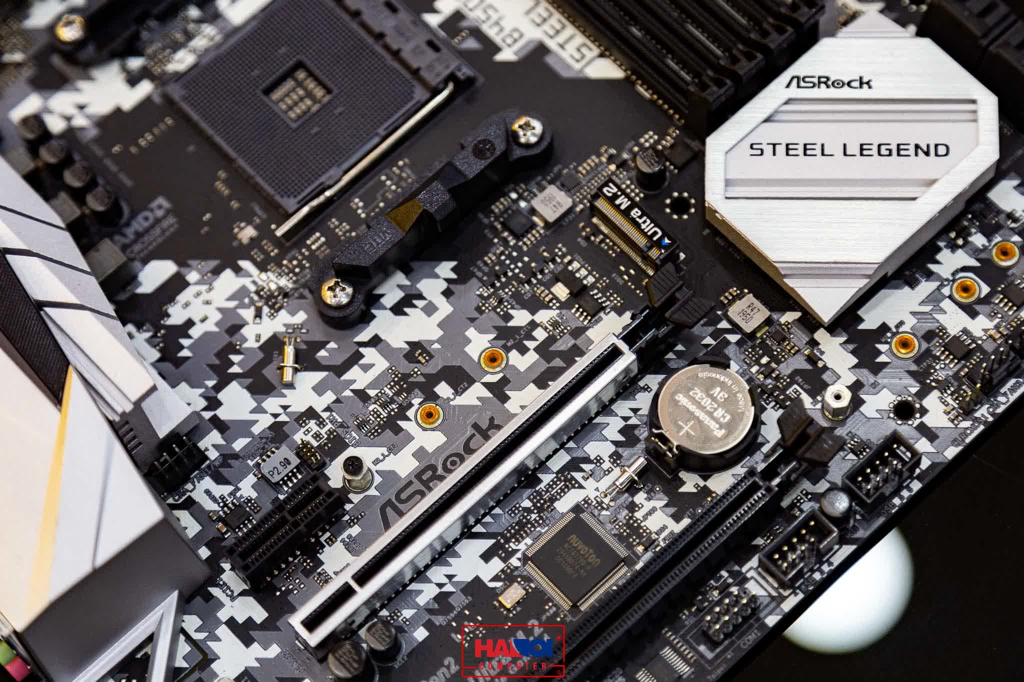 Mainboard ASROCK B450M STEEL LEGEND (AMD B450, Socket AM4, m-ATX, 4 khe RAM DDR4)