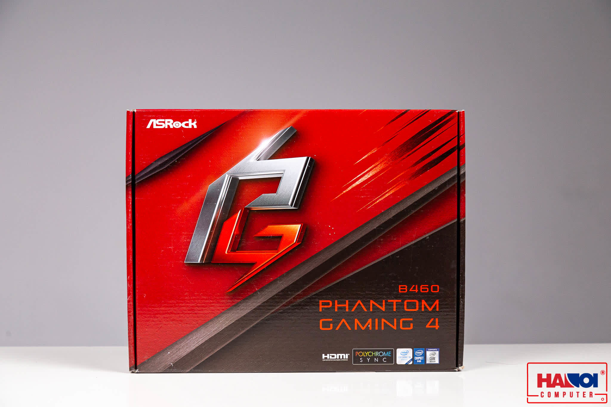 Mainboard ASROCK B460 PHANTOM GAMING 4 (Intel B460, Socket 1200, ATX, 4 khe Ram DDR4)