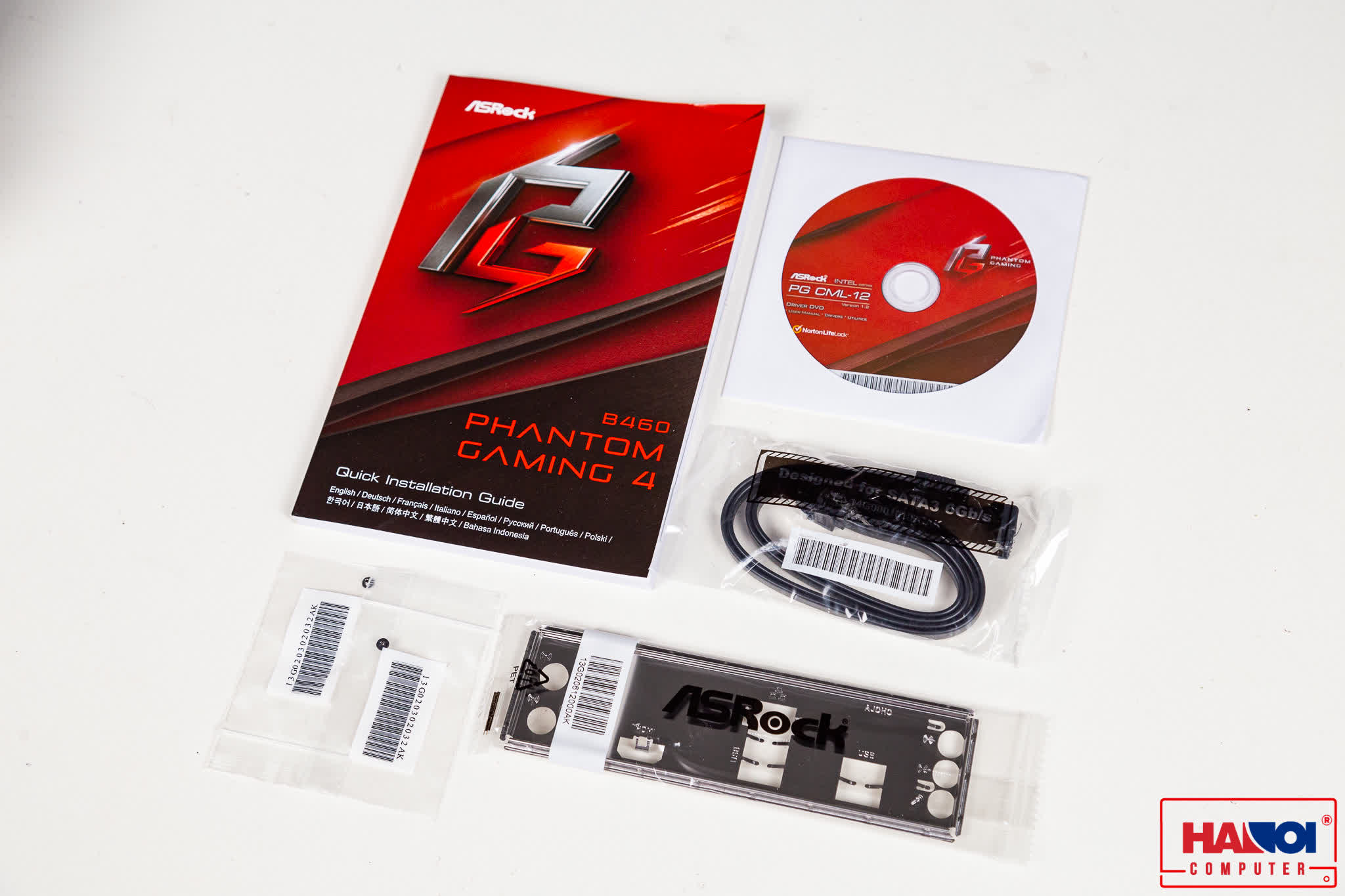 Mainboard ASROCK B460 PHANTOM GAMING 4 (Intel B460, Socket 1200, ATX, 4 khe Ram DDR4)