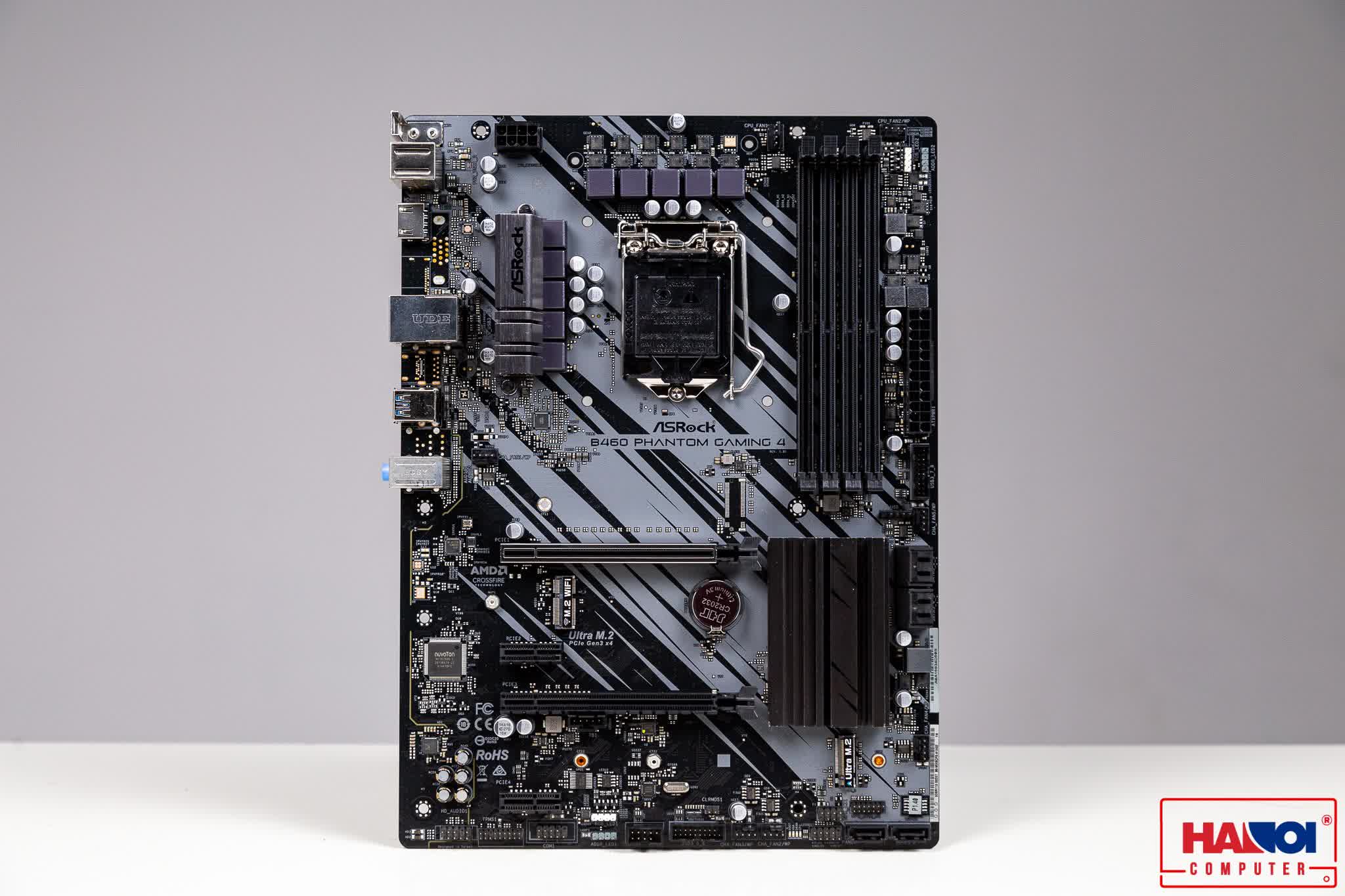 Mainboard ASROCK B460 PHANTOM GAMING 4 (Intel B460, Socket 1200, ATX, 4 khe Ram DDR4)