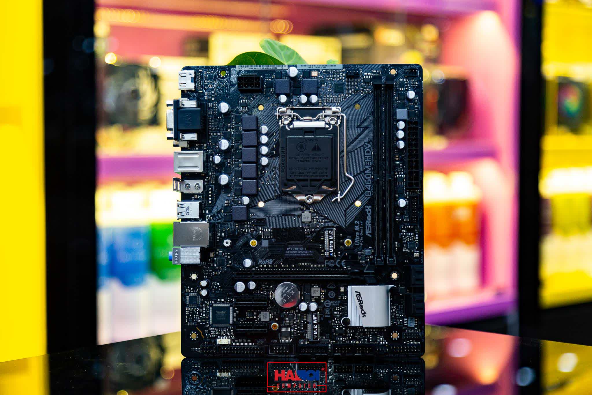 Mainboard ASROCK B460M-HDV (Intel B460, Socket 1200, m-ATX, 2 khe Ram DDR4)