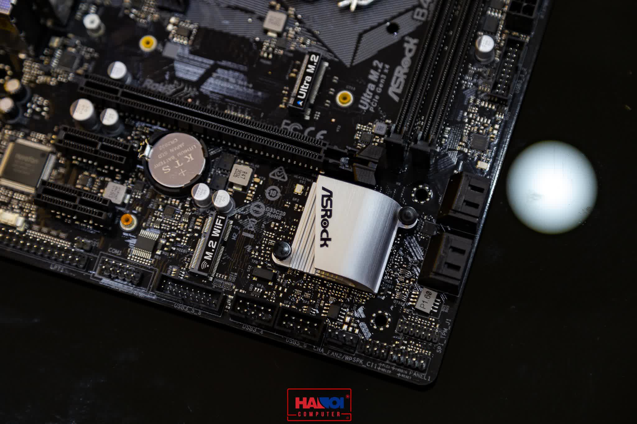 Mainboard ASROCK B460M-HDV (Intel B460, Socket 1200, m-ATX, 2 khe Ram DDR4)