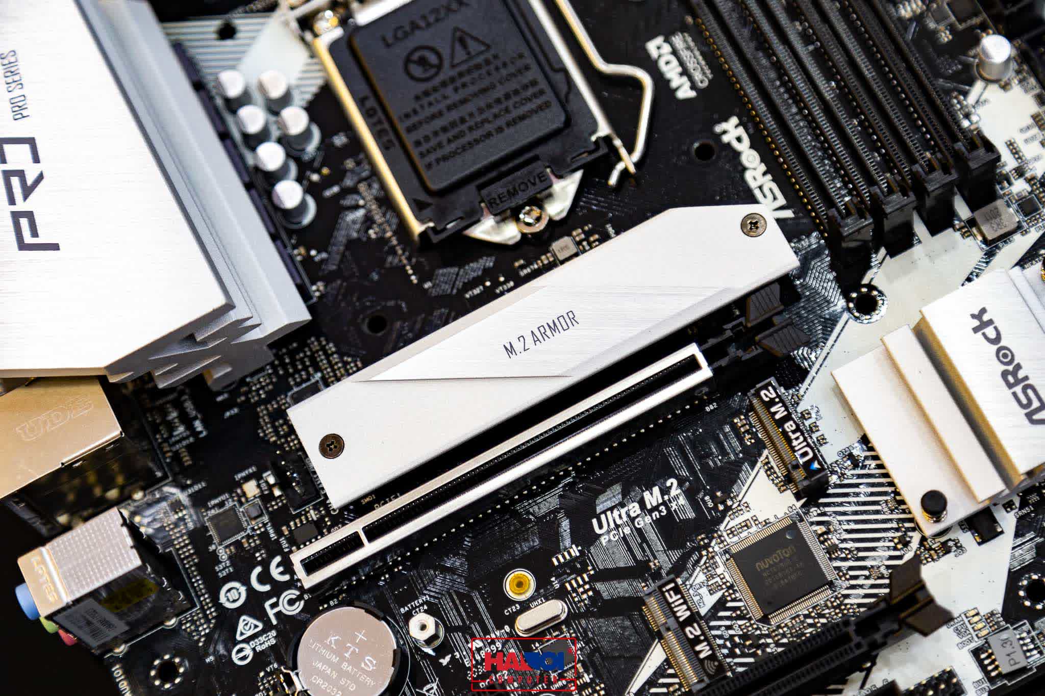 Mainboard ASROCK B460M PRO4 (Intel B460, Socket 1200, m-ATX, 4 khe Ram DDR4)