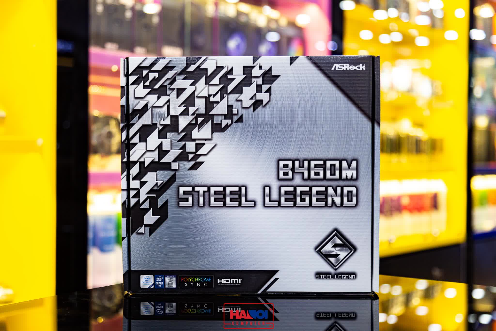 Mainboard ASROCK B460M STEEL LEGEND (Intel B460, Socket 1200, m-ATX, 4 khe Ram DDR4)