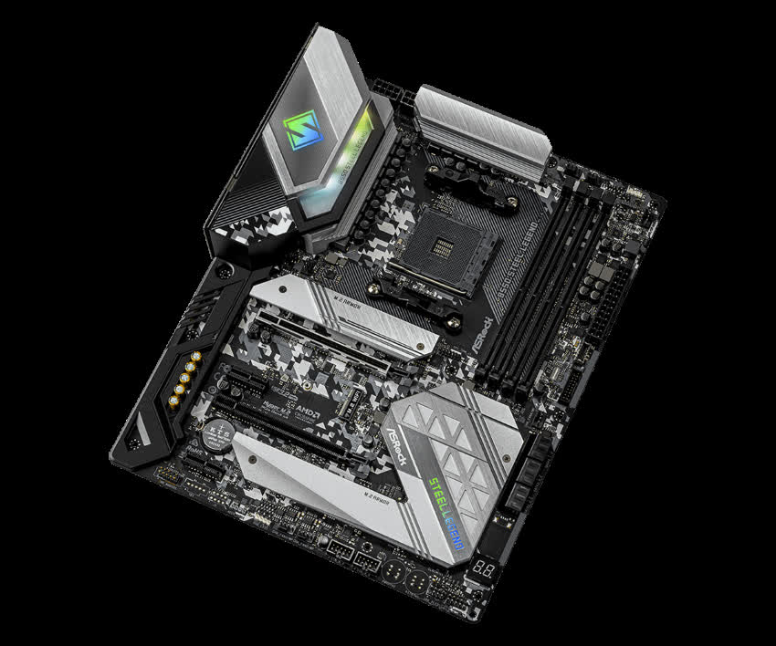 Mainboard ASROCK B550 STEEL LEGEND (AMD B550, Socket AM4, ATX, 4 khe RAM DDR4)