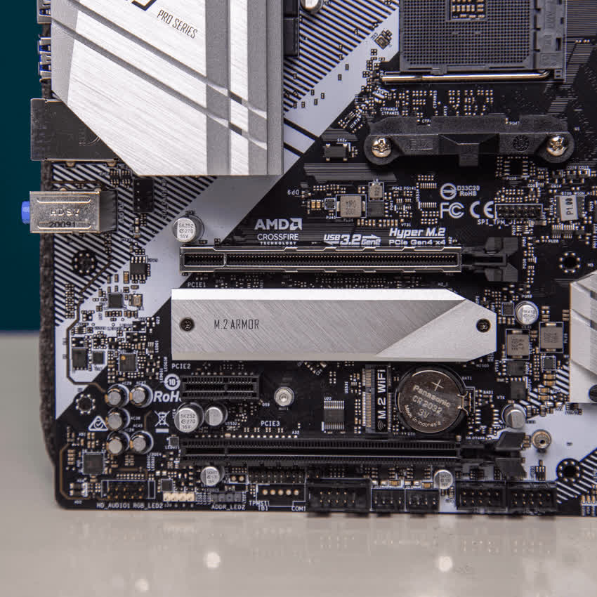 Mainboard ASROCK B550M PRO4 (AMD B550, Socket AM4, m-ATX, 4 khe RAM DDR4)