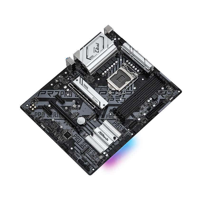Mainboard ASROCK B560 PRO4 (Intel B560, Socket 1200, m-ATX, 4 khe Ram DDR4)