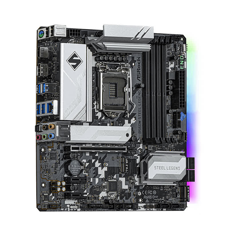 Mainboard ASROCK B560M STEEL LEGEND (Intel B560, Socket 1200, m-ATX, 4 khe Ram DDR4)