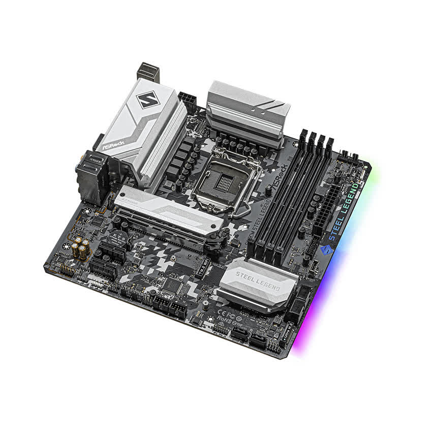 Mainboard ASROCK B560M STEEL LEGEND (Intel B560, Socket 1200, m-ATX, 4 khe Ram DDR4)