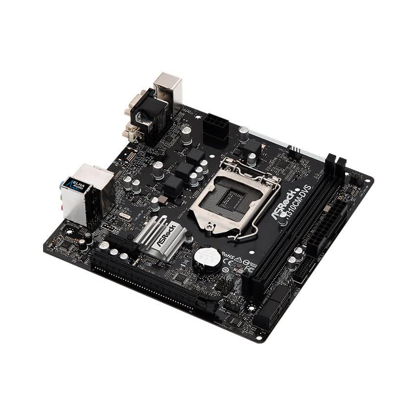 Mainboard ASROCK H310CM DVS (Intel H310, Socket 1151, m-ATX, 2 khe RAM DDR4)