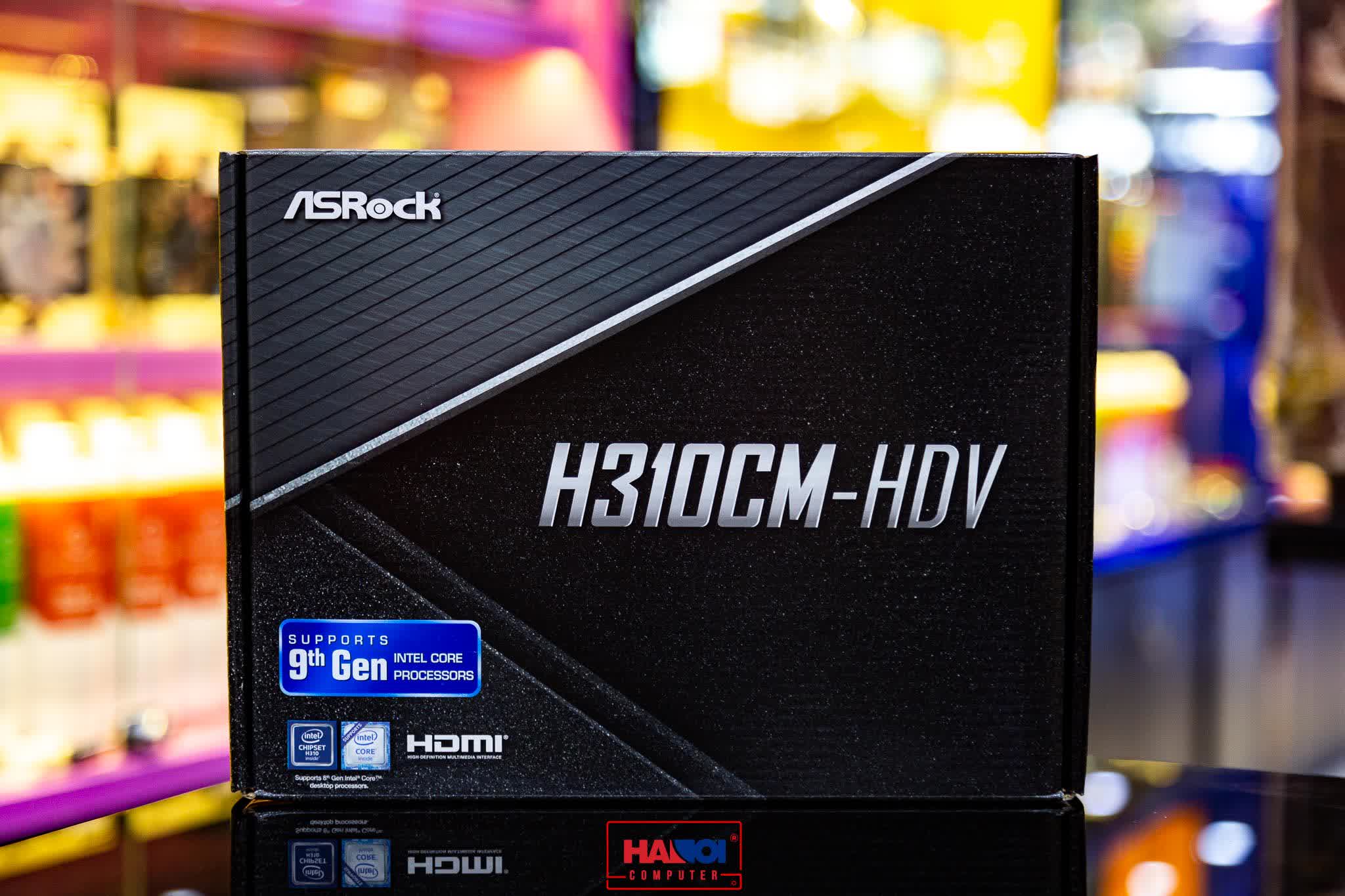 Mainboard ASROCK H310CM HDV (Intel H310, Socket 1151, m-ATX, 2 khe RAM DDR4)