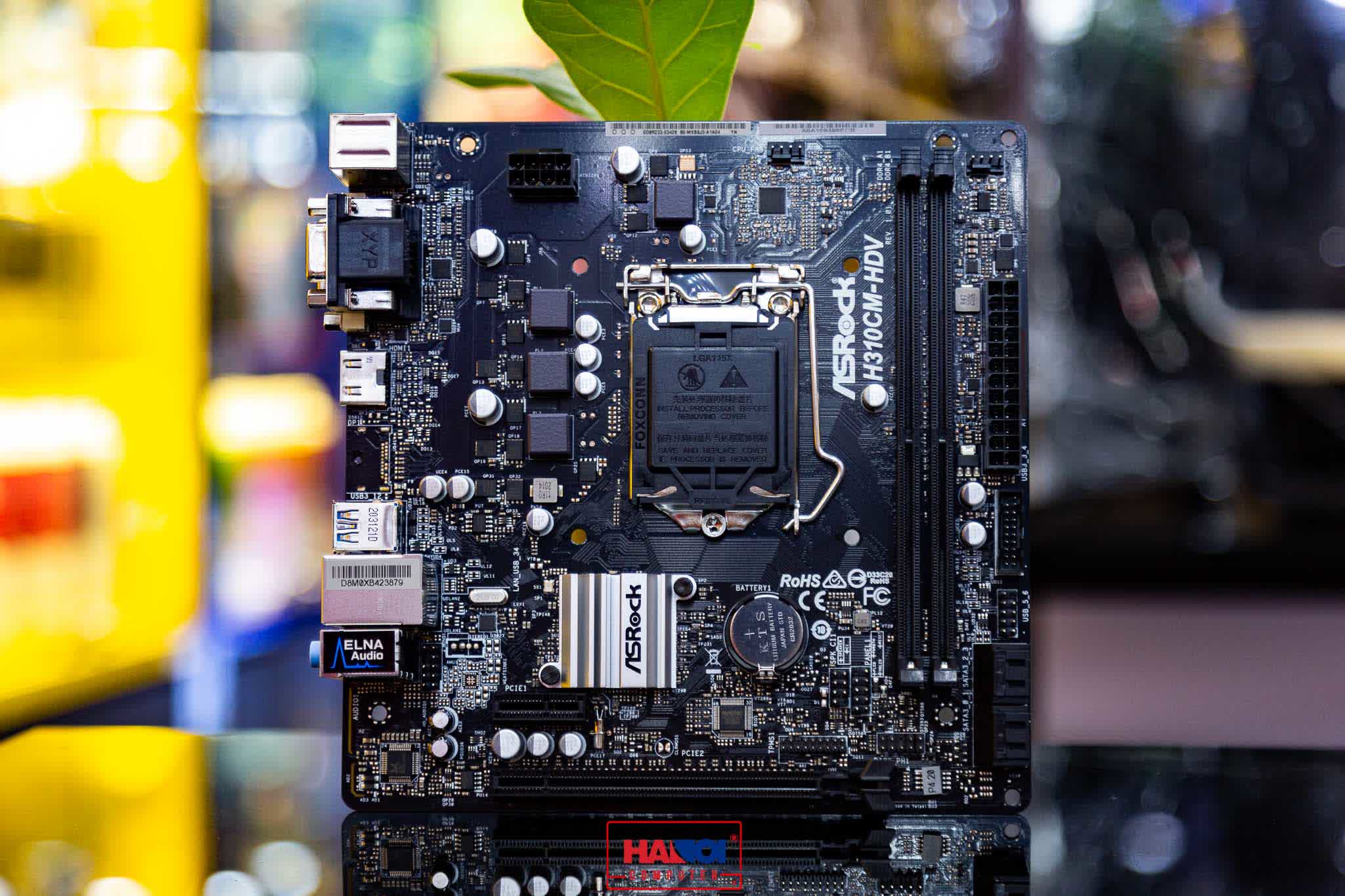 Mainboard ASROCK H310CM HDV (Intel H310, Socket 1151, m-ATX, 2 khe RAM DDR4)