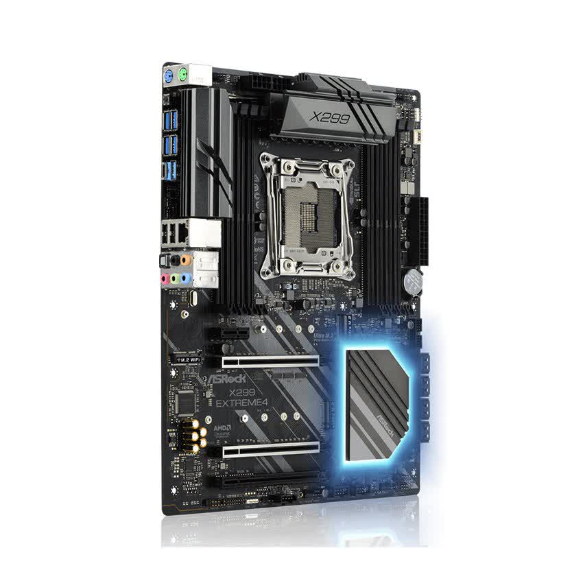 Mainboard ASROCK X299 EXTREME4 (Intel X299, Socket 2066, ATX, 4 khe RAM DDR4)