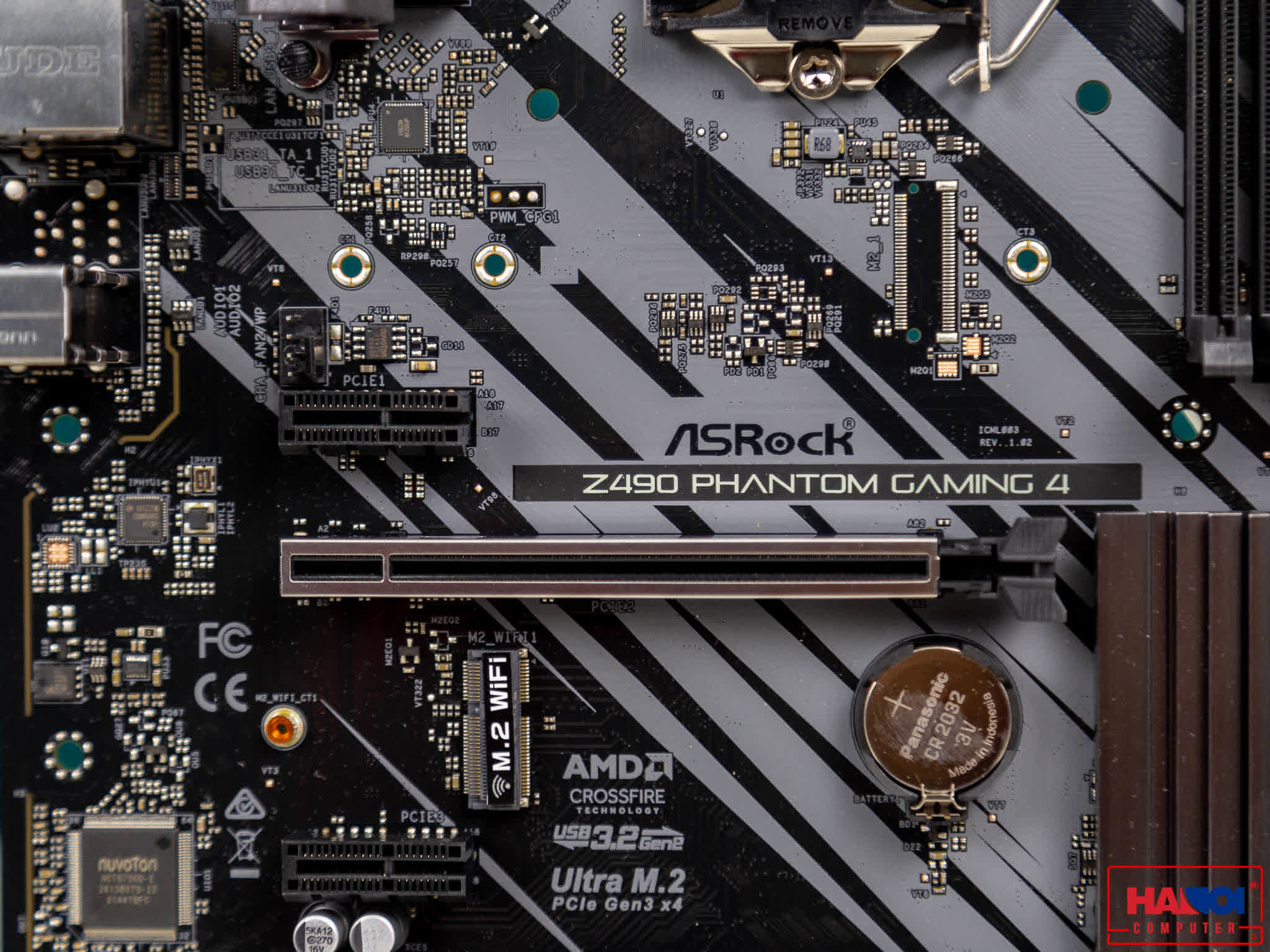 Mainboard ASROCK Z490 PHANTOM GAMING 4 (Intel Z490, Socket 1200, ATX, 4 khe Ram DDR4)