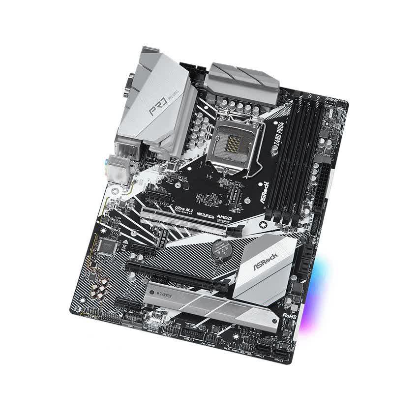 Mainboard ASROCK Z490 PRO 4 (Intel Z490, Socket 1200, ATX, 4 khe Ram DDR4)