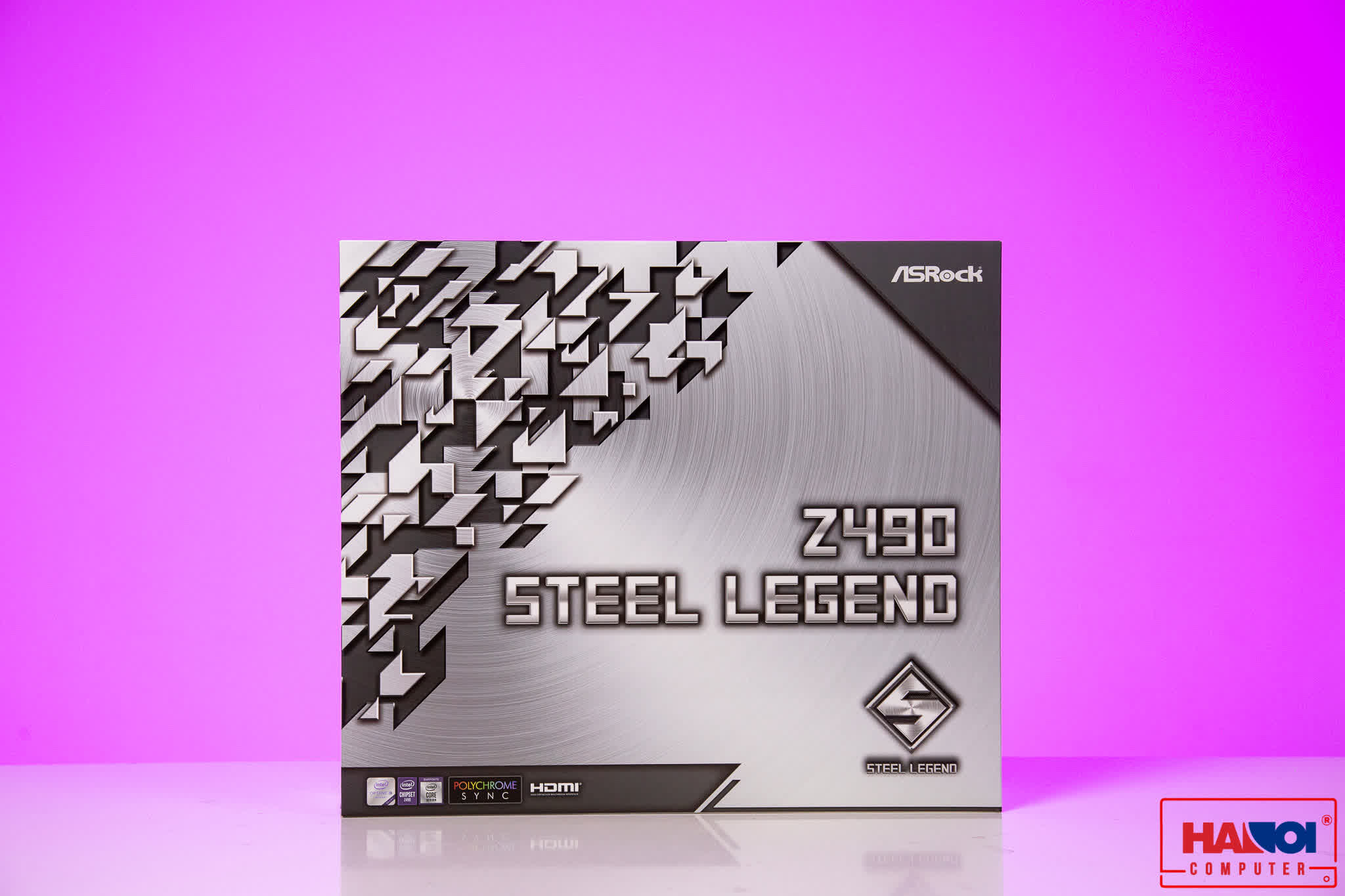 Mainboard ASROCK Z490 STEEL LEGEND (Intel Z490, Socket 1200, ATX, 4 khe Ram DDR4)