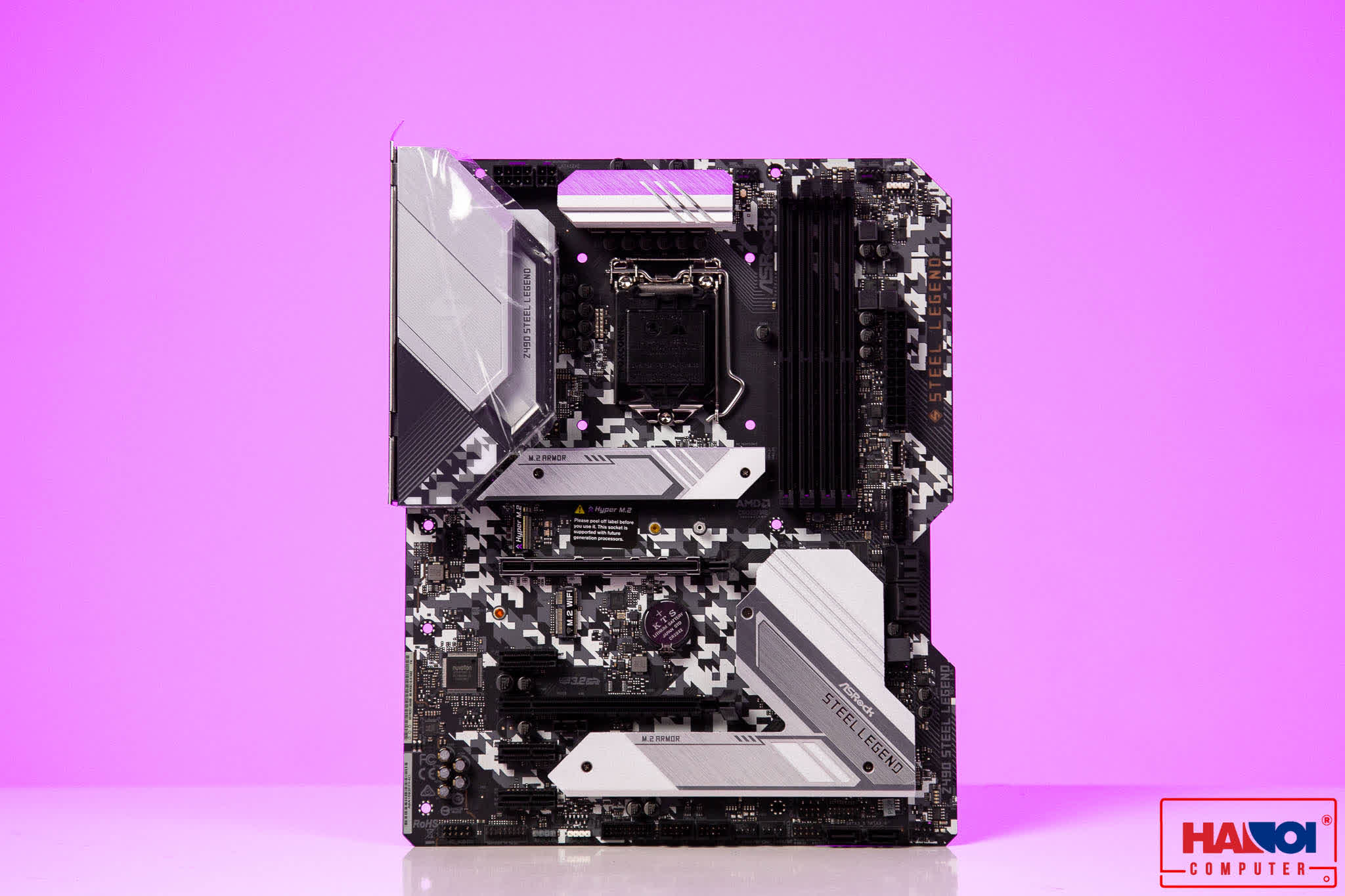 Mainboard ASROCK Z490 STEEL LEGEND (Intel Z490, Socket 1200, ATX, 4 khe Ram DDR4)