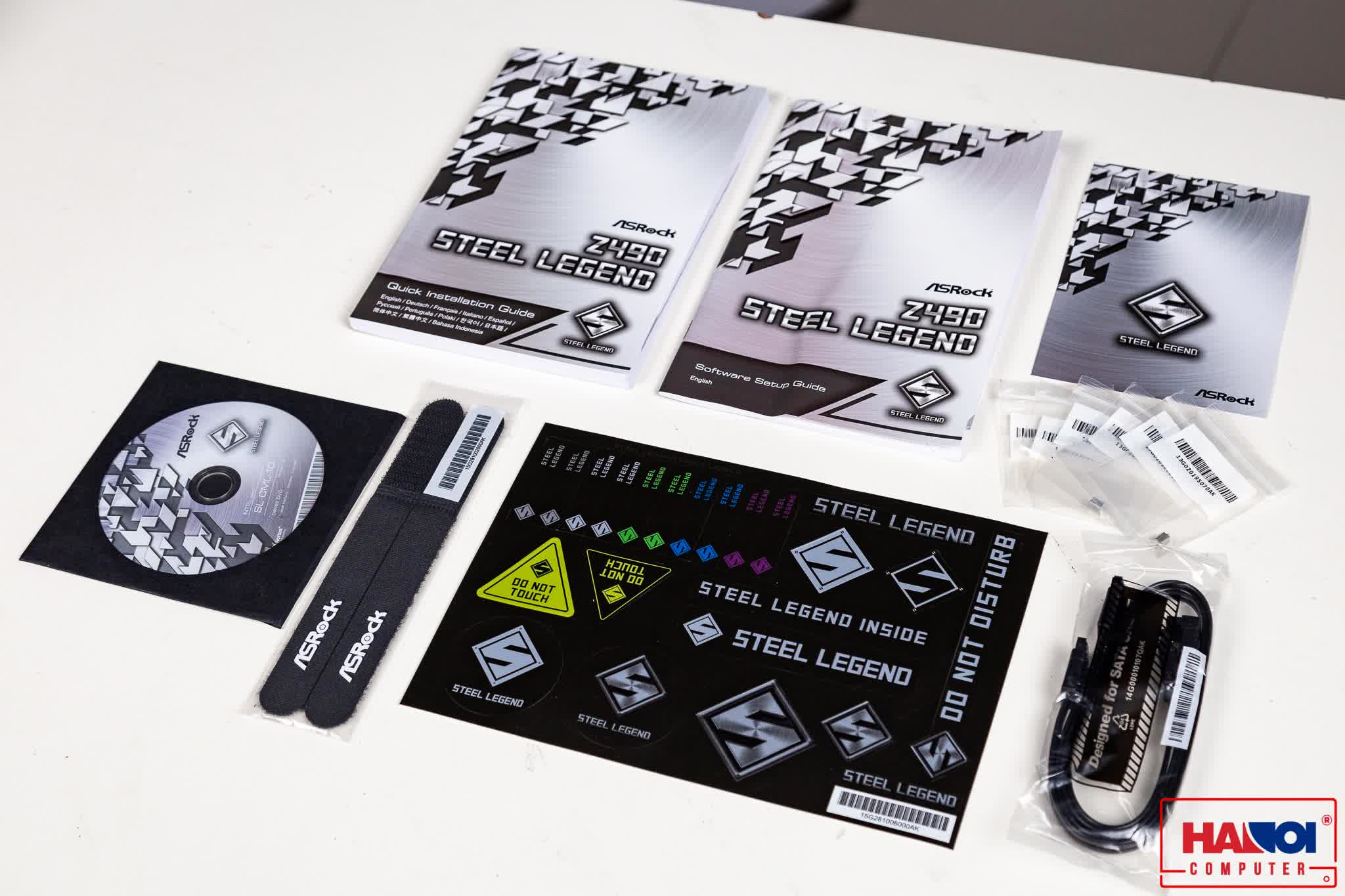 Mainboard ASROCK Z490 STEEL LEGEND (Intel Z490, Socket 1200, ATX, 4 khe Ram DDR4)