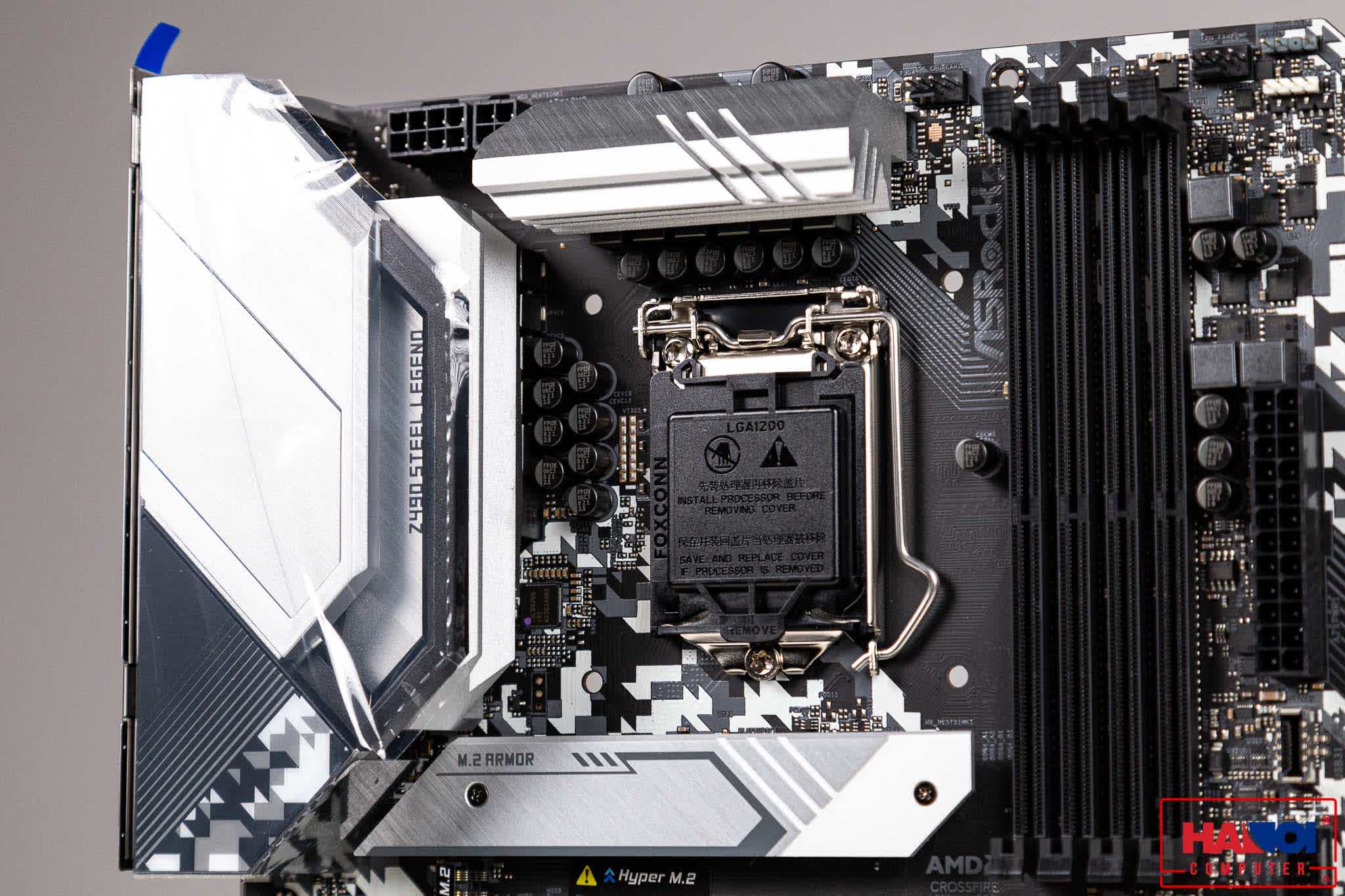 Mainboard ASROCK Z490 STEEL LEGEND (Intel Z490, Socket 1200, ATX, 4 khe Ram DDR4)