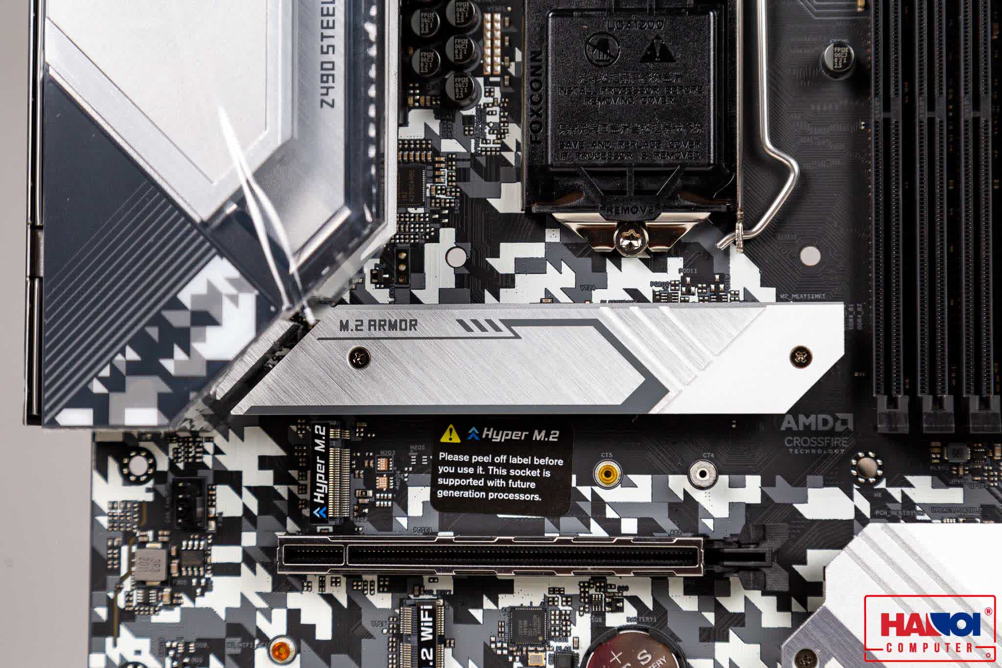 Mainboard ASROCK Z490 STEEL LEGEND (Intel Z490, Socket 1200, ATX, 4 khe Ram DDR4)