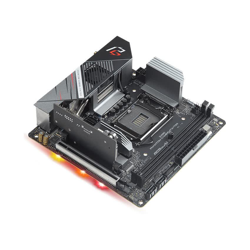 Mainboard ASROCK Z490 PHANTOM GAMING-ITX/TB3 (Intel Z490, Socket 1200, Mini-ITX, 2 khe Ram DDR4)