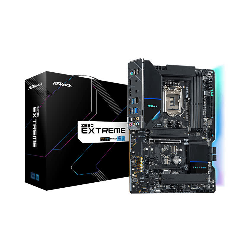 Mainboard ASROCK Z590 EXTREME (Intel Z590, Socket 1200, ATX, 4 khe Ram DDR4)