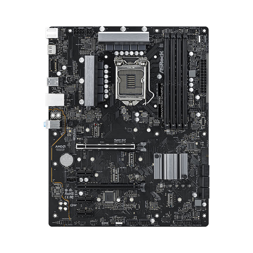 Mainboard ASROCK Z590 PHANTOM GAMING 4 (Intel Z590, Socket 1200, ATX, 4 khe Ram DDR4)
