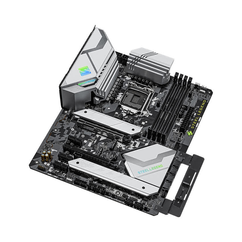 Mainboard ASROCK Z590 STEEL LEGEND (Intel Z590, Socket 1200, ATX, 4 khe Ram DDR4)
