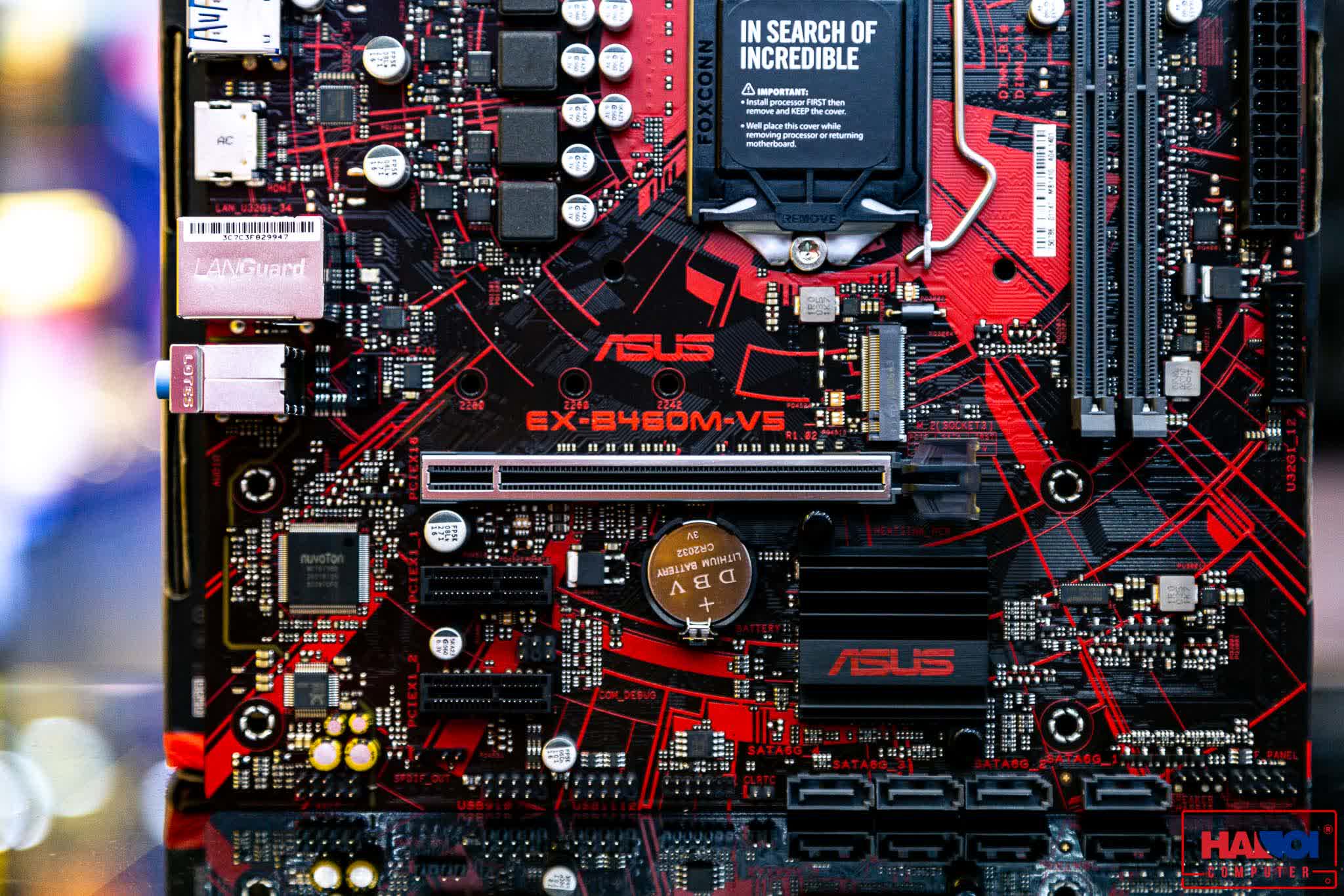 Mainboard ASUS EX-B460M-V5 (Intel B460, Socket 1200, m-ATX, 2 khe Ram DDR4)