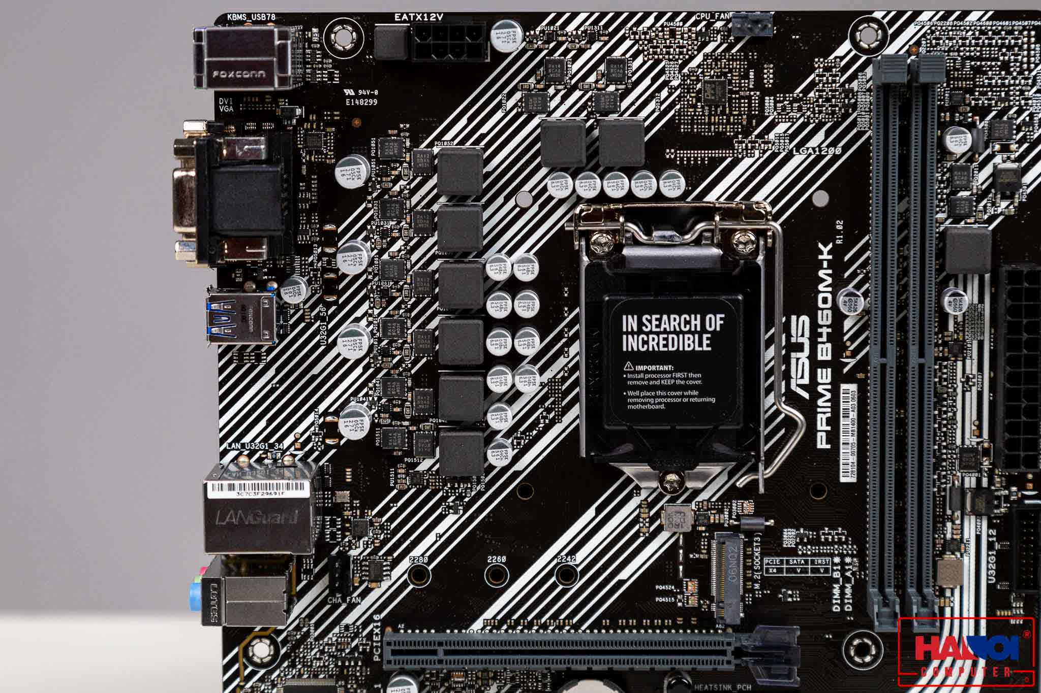 Mainboard ASUS PRIME B460M-K (Intel B460, Socket 1200, m-ATX, 2 khe Ram DDR4)