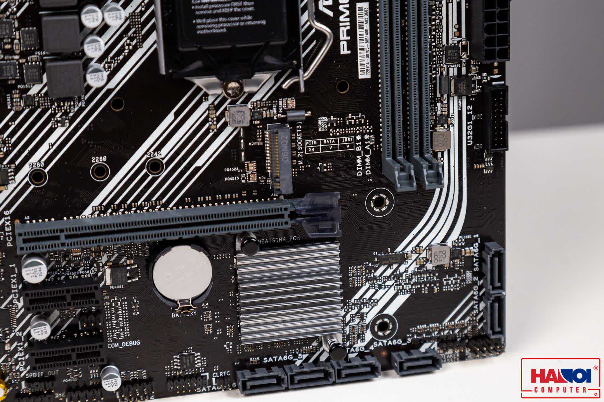 Mainboard ASUS PRIME B460M-K (Intel B460, Socket 1200, m-ATX, 2 khe Ram DDR4)