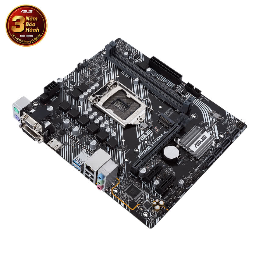 Mainboard ASUS PRIME H410M-A (Intel H410, Socket 1200, m-ATX, 2 khe Ram DDR4)