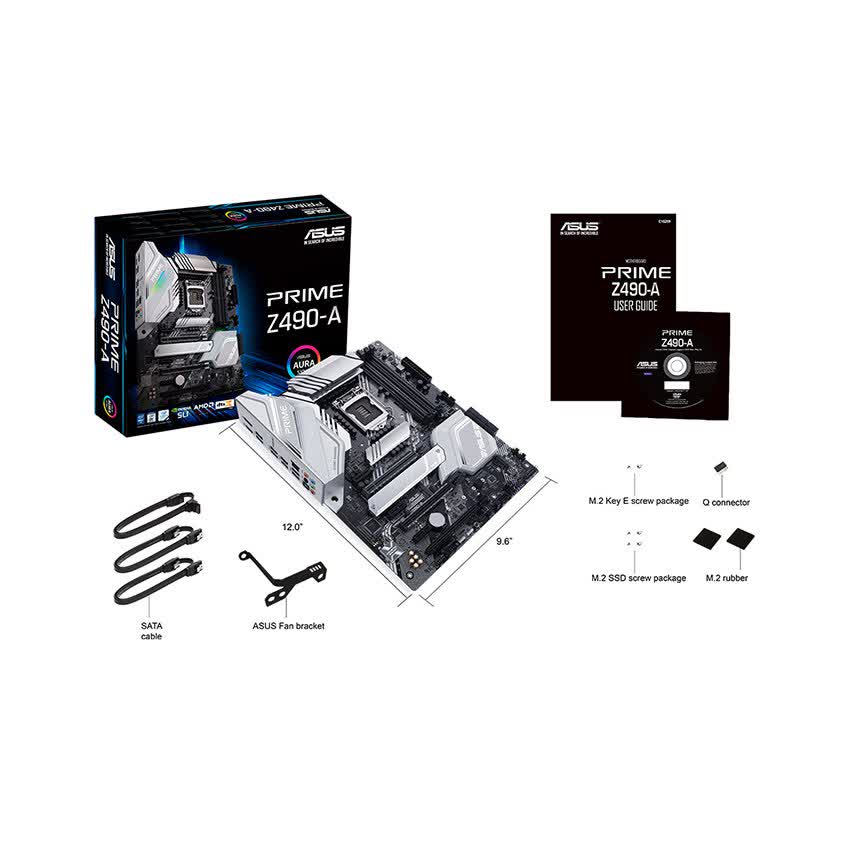 Mainboard ASUS PRIME Z490-A (Intel Z490, Socket 1200, ATX, 4 khe RAM DDR4)