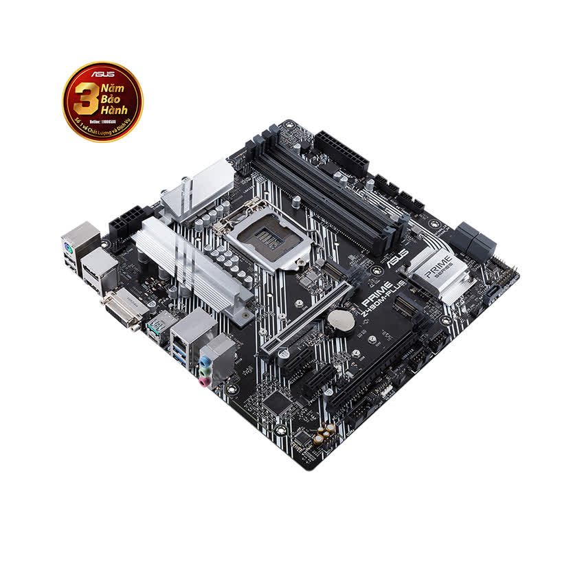 Mainboard ASUS PRIME Z490M-PLUS (Intel Z490, Socket 1200, m-ATX, 4 khe RAM DDR4)