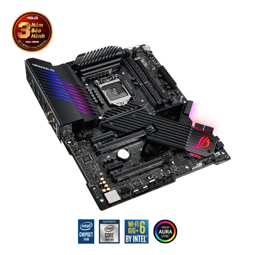 Mainboard ASUS ROG MAXIMUS XII APEX (Intel Z490, Socket 1200, ATX, 4 khe RAM DDR4)