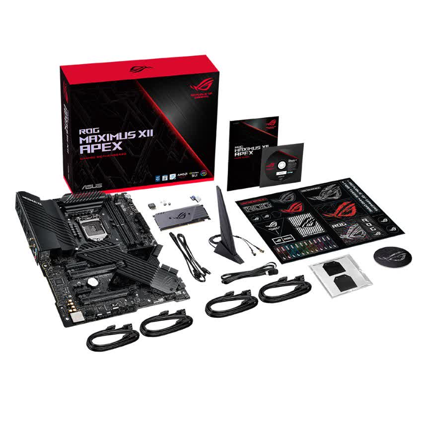 Mainboard ASUS ROG MAXIMUS XII APEX (Intel Z490, Socket 1200, ATX, 4 khe RAM DDR4)