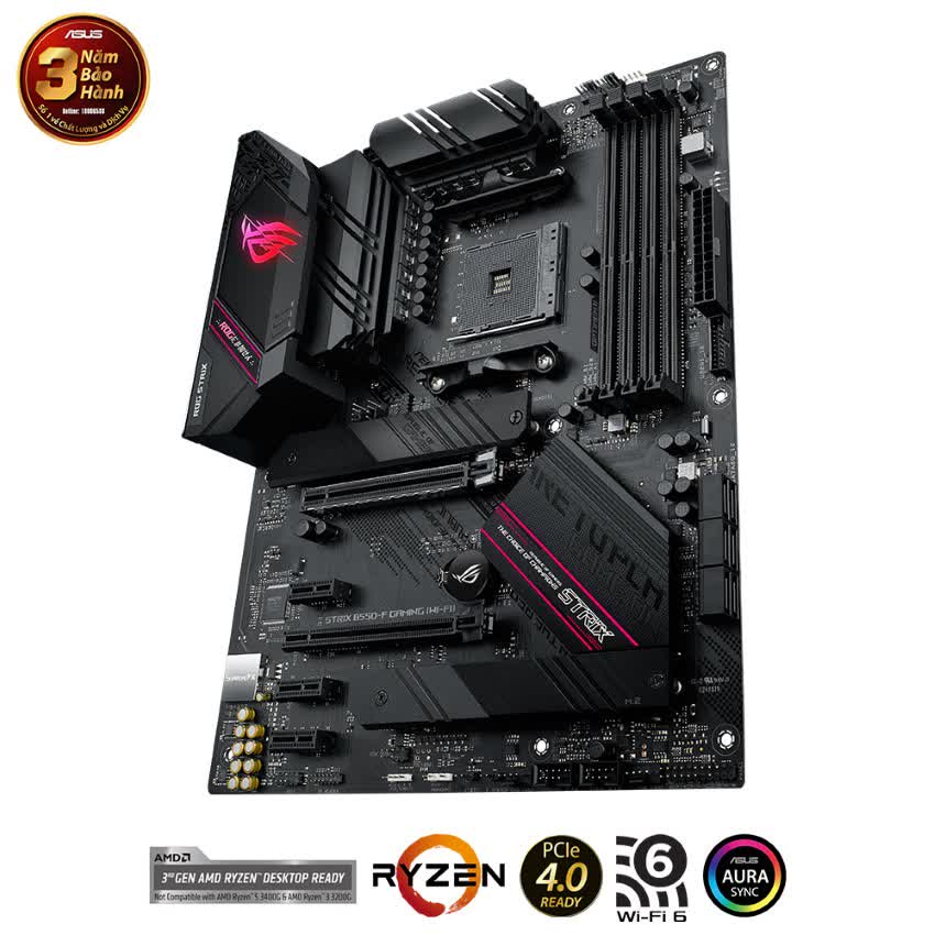 Mainboard ASUS ROG STRIX B550-F GAMING (WI-FI) (AMD B550, Socket AM4, ATX, 4 khe RAM DRR4)