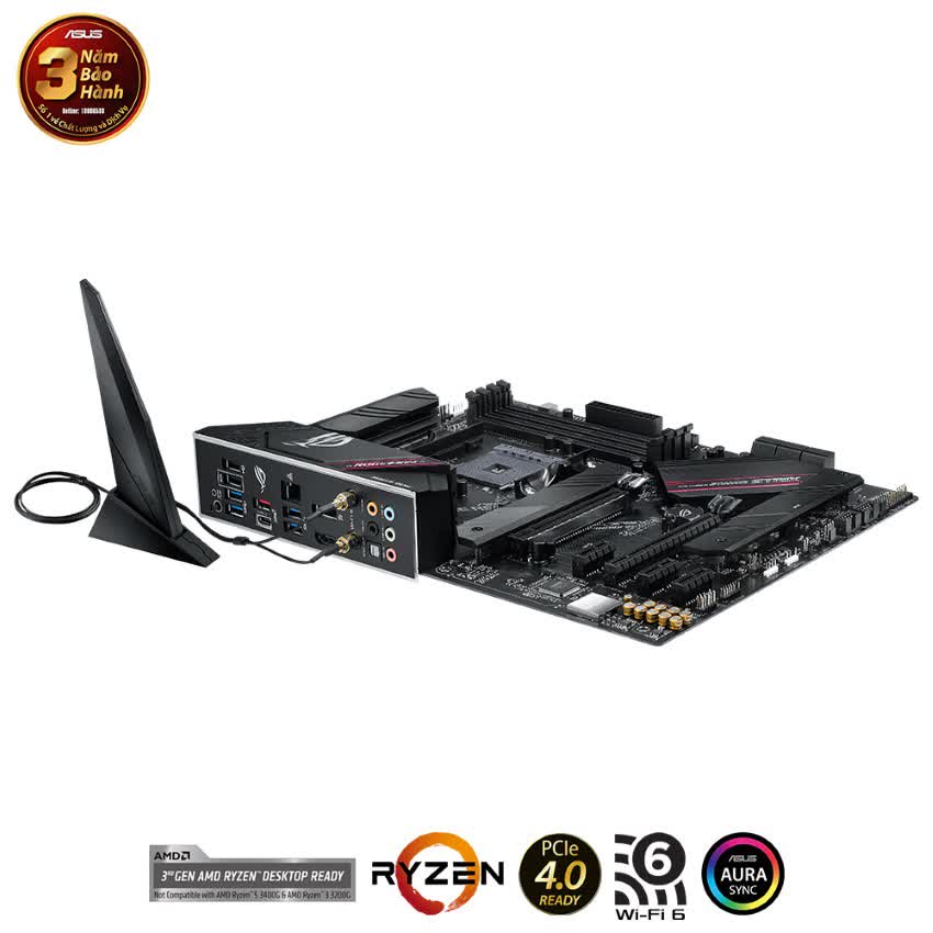 Mainboard ASUS ROG STRIX B550-F GAMING (WI-FI) (AMD B550, Socket AM4, ATX, 4 khe RAM DRR4)