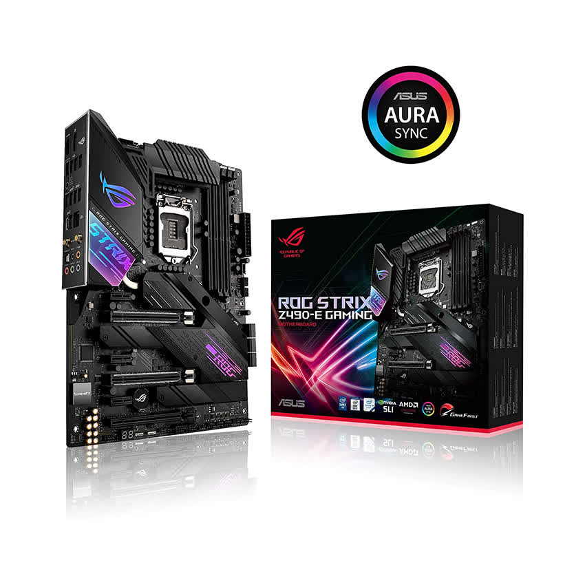 Mainboard ASUS ROG STRIX Z490-E GAMING (Intel Z490, Socket 1200, ATX, 4 khe RAM DDR4)