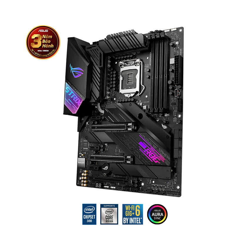 Mainboard ASUS ROG STRIX Z490-E GAMING (Intel Z490, Socket 1200, ATX, 4 khe RAM DDR4)